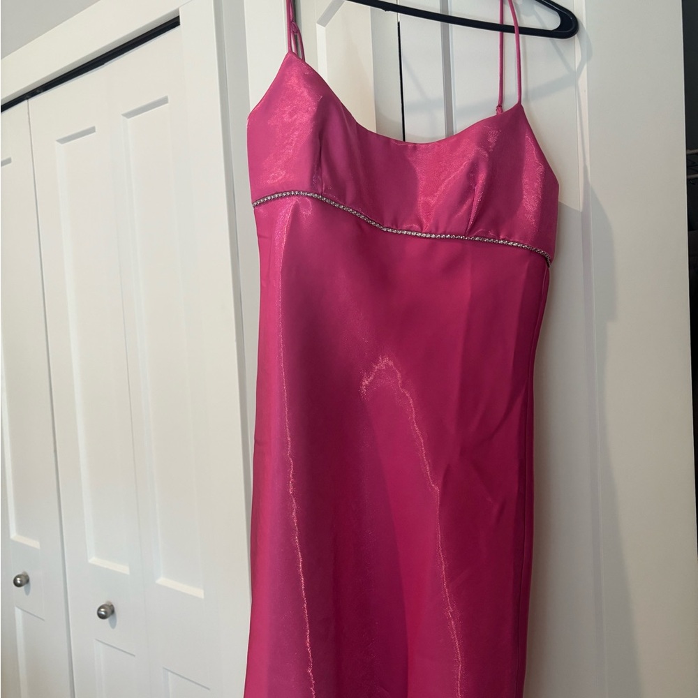 Amanda Uprichard Pink Mini Dress